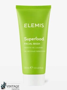 New! ELEMIS Superfood Facial Wash Prebiotic Gel Cleanser